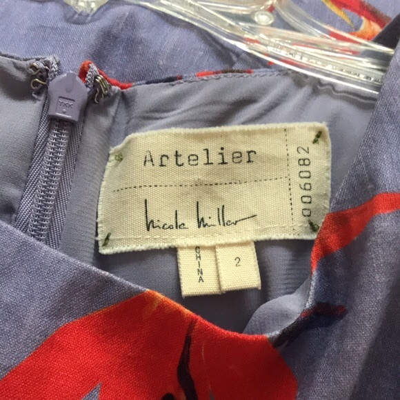 Nicole Miller Birds of Paradise Dress - Picture 6 of 7